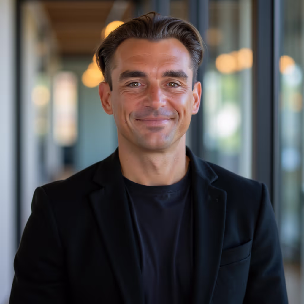 A headshot of Pete DeSio who is a founder and principal at Capital S Consulting